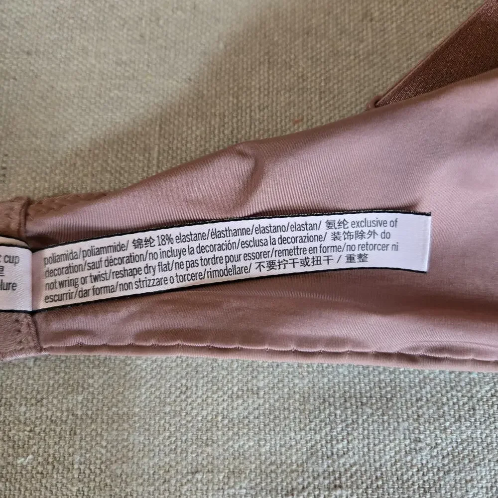 Victorias Secret T-Shirt Lightly Lined Demi Bra Pink Size 36D